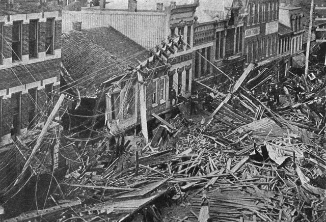 The catastrophic Johnstown flood in 1889