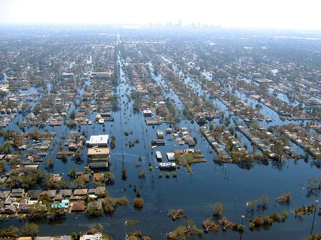 A catastrophic flood struck Louisiana in 2005