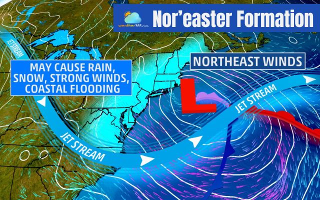  How does Nor’easter form?