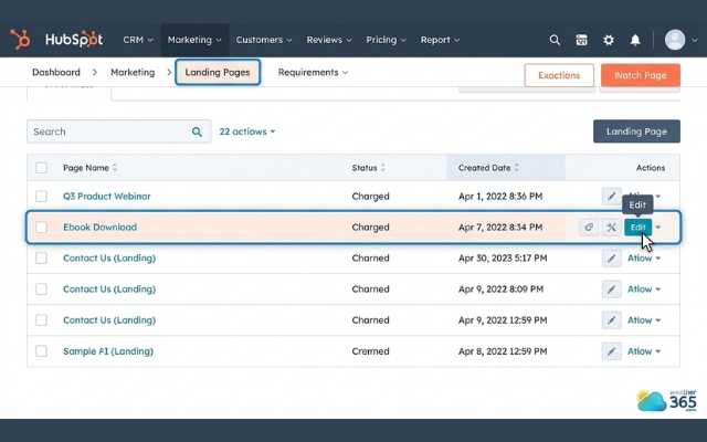 Choose the page where you want the widget