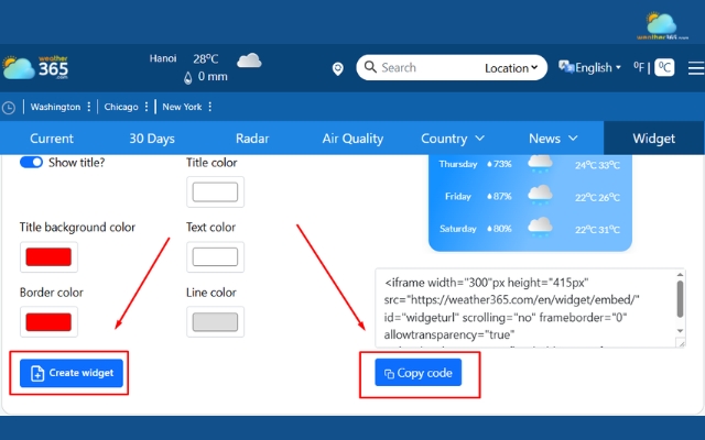  Generate and copy the code