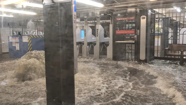  Flash Flooding hits New York