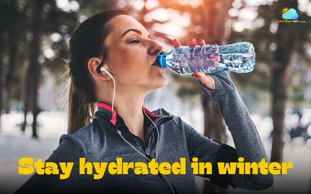 Stay hydrated in winter