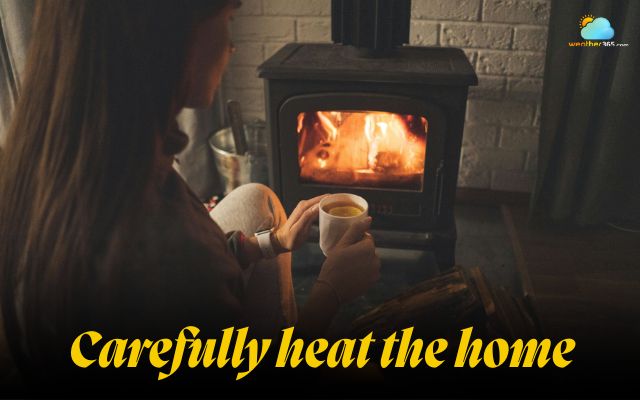 Carefully heat the home when a power outage in winter