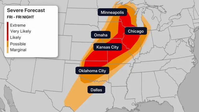  Severe forecast on Friday