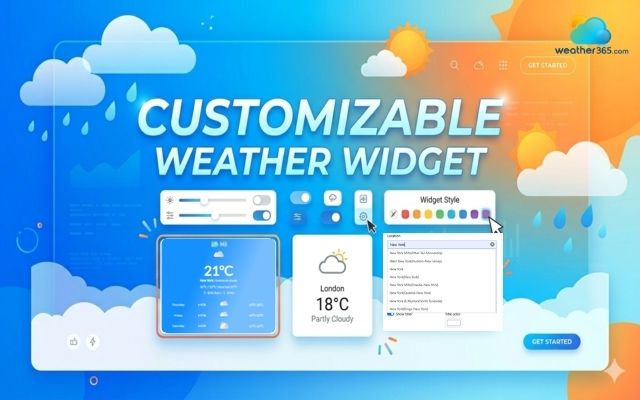 Customize a weather widget to match your site