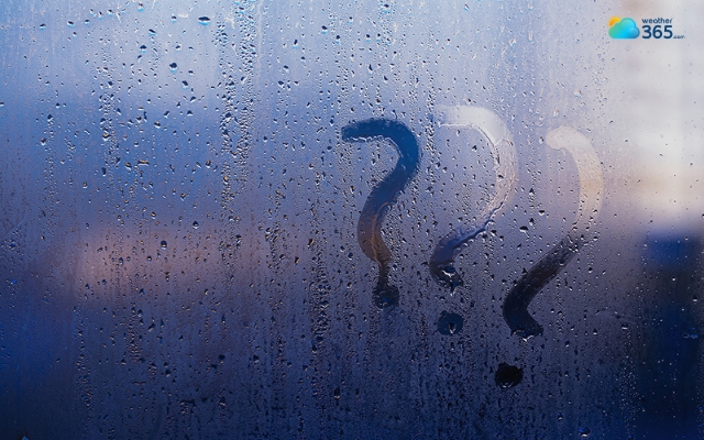 High humidity increases the chance of rain