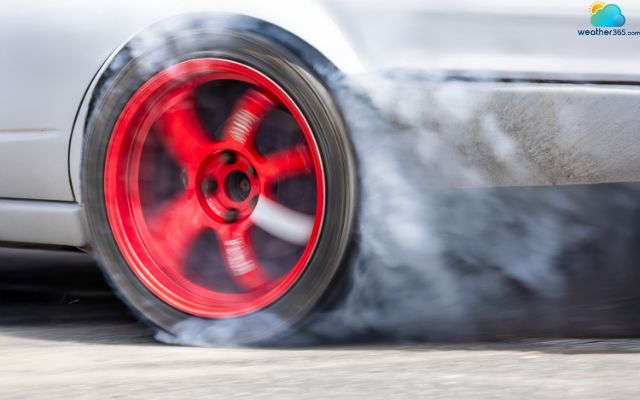  Brake lightly in case you skid 