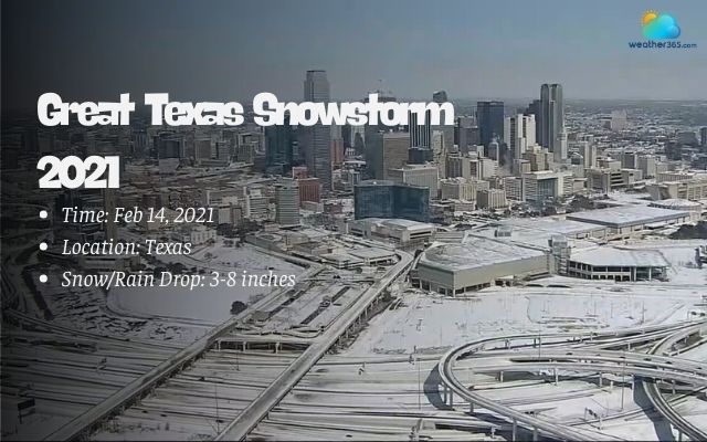  The worst snowstorm in Texas in 2021