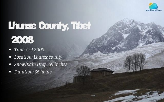  The Lhunze county, Tibet in 2008