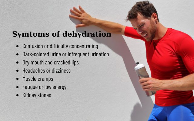  Signs of dehydration