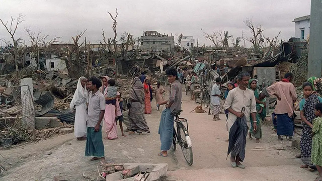 Bangladesh Tornado damage