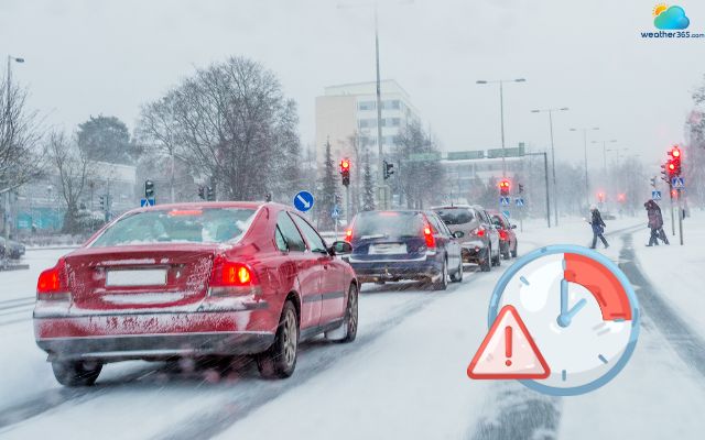 Postpone your travel in case of a snow squall