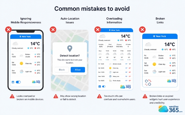Small mistakes can hurt user experience