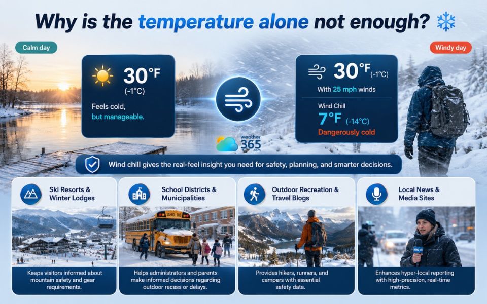 Wind chill data is important to some industries