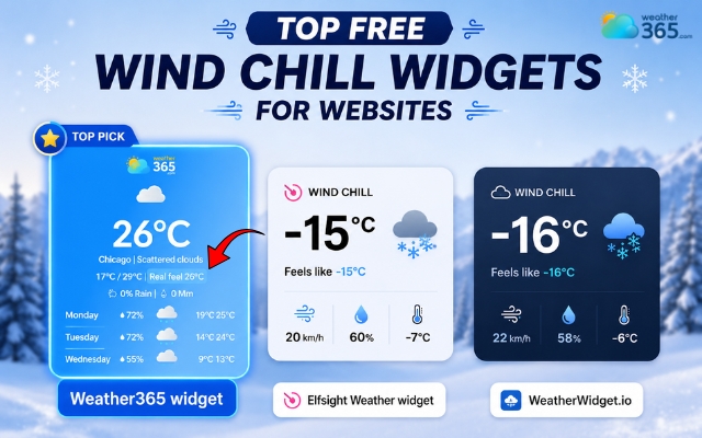 Best wind chill widgets