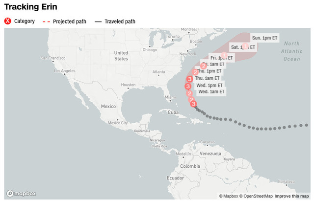  Tracking Erin