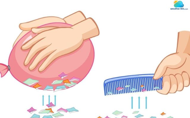 In winter, electrons cling to your clothes, hair, and skin