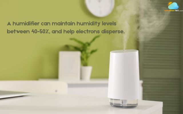 Try a humidifier in your room to reduce static electricity in winter