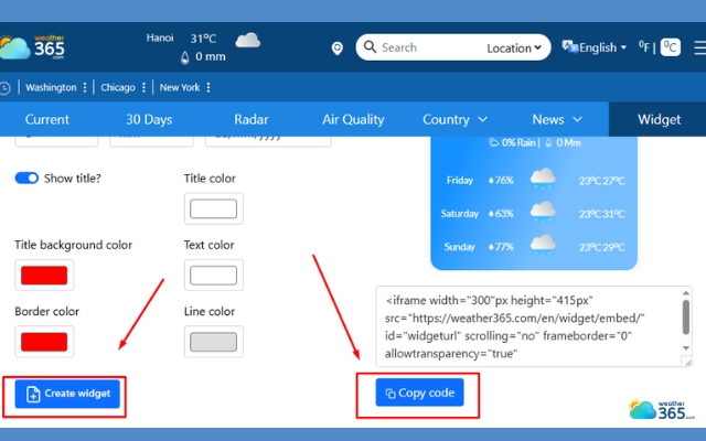  Generate and copy the code