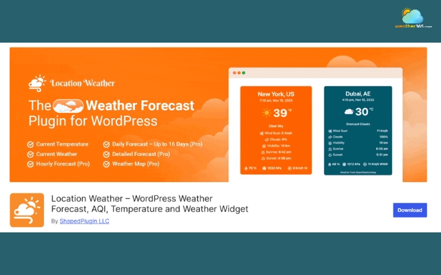  Location Weather focuses on simplicity