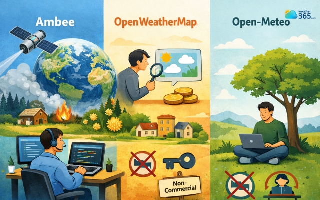 Choose a suitable weather underground alternative