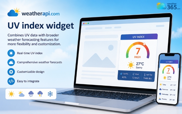 WeatherAPI.com is a popular option