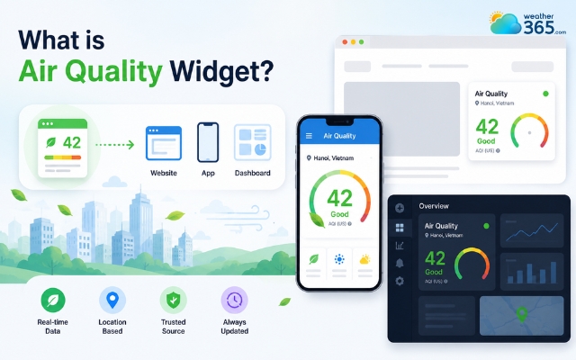 The Air Quality Index is to show how clean/polluted the air is