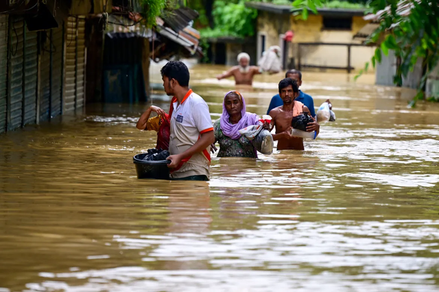 Natural disasters like floods affect the clean water resource