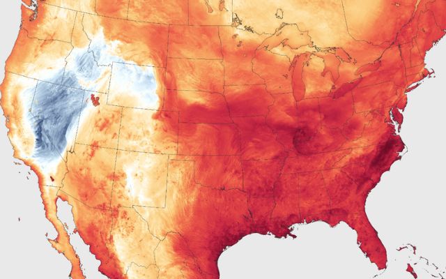 A heat dome causes excessive temperatures