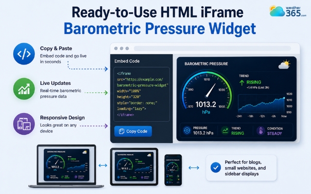 An HTML iFrame is the easiest option