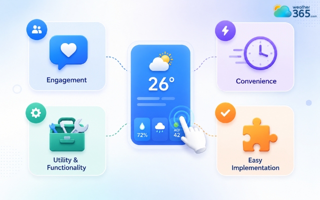 Interactive widgets encourage active user participation