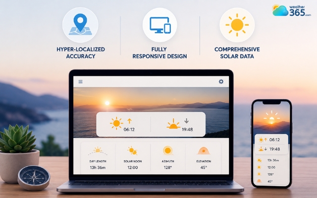 Unique features of a solar checker widget