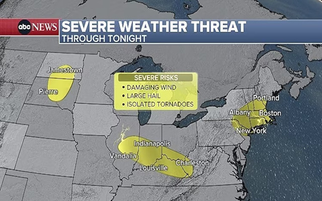 Severe weather threat through Saturday
