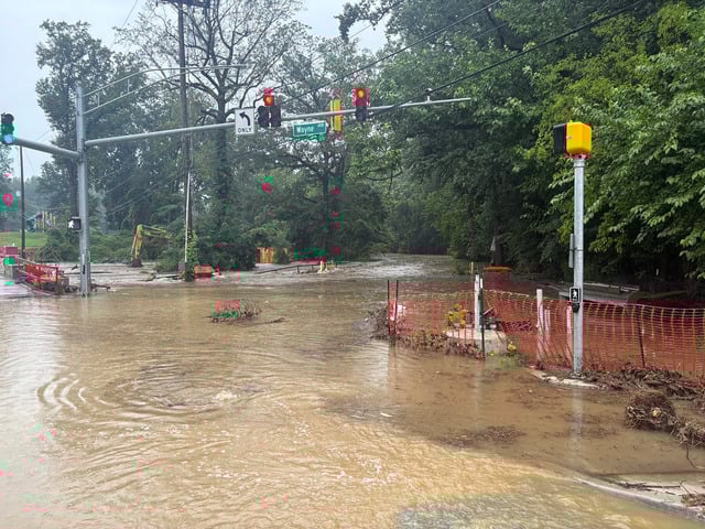  Sligo Creek Parkway remained closed due to floodwaters