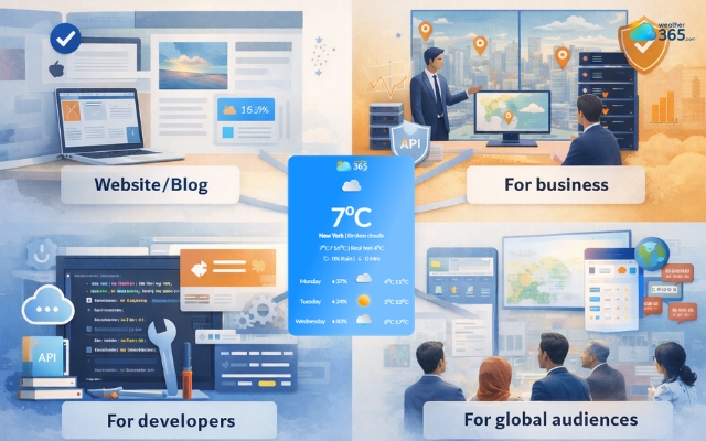 Choose the right weather widget depends on your needs
