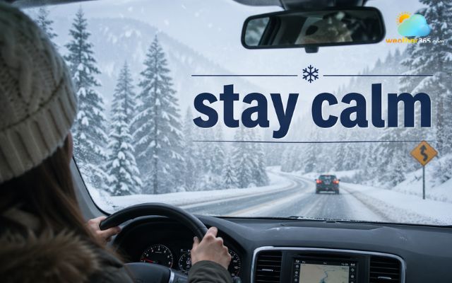  Stay calm if you do become stranded