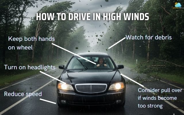  Safety tips while driving in high winds