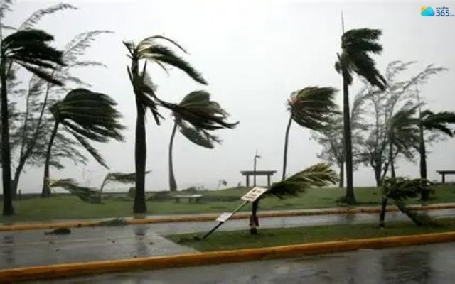 The imbalance in air temperature can generate strong winds