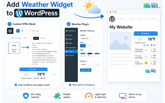 Paste the widget code in a Custom HTML block