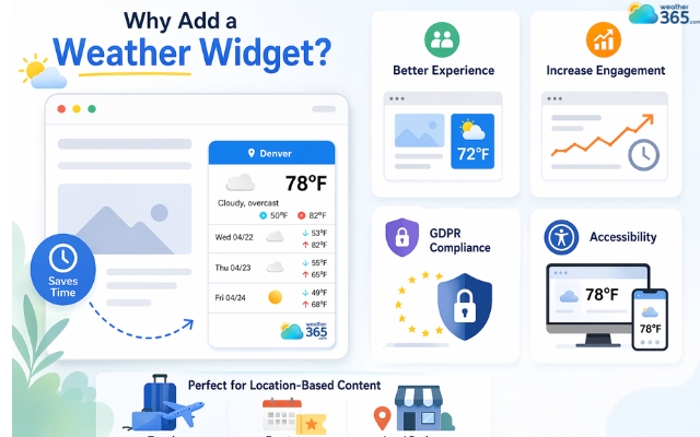  Benefits of getting a weather widget 