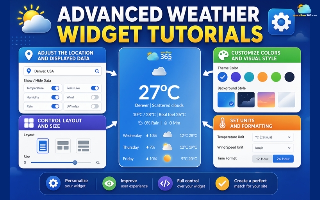 Customize the widget to get the best result