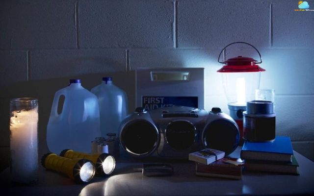 Use flashlights instead of candles to avoid fire risks