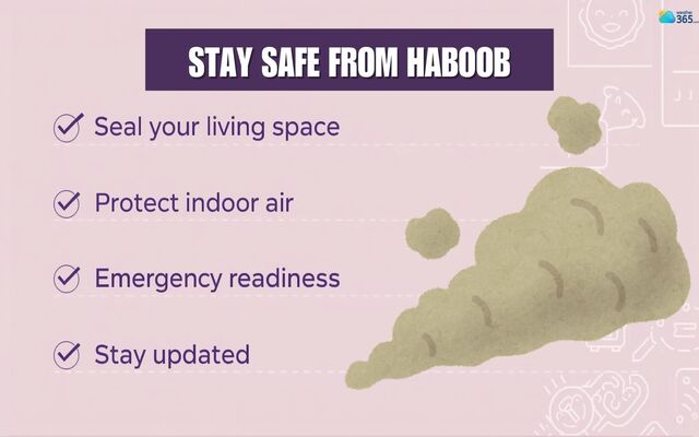 How to stay safe during a haboob at home