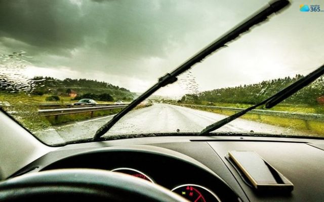 Seeking shelter if you are outside during a derecho