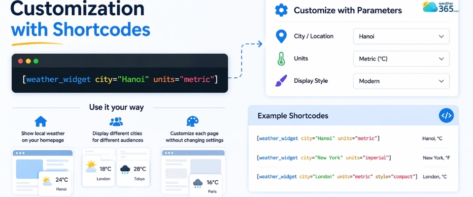 Customize the widget to match the site’s style