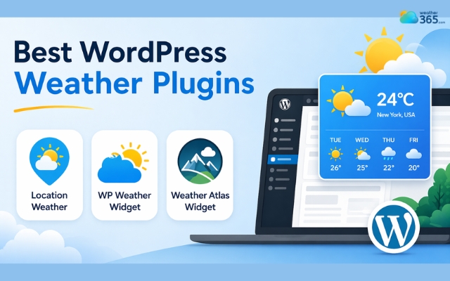 Trusted weather widget plugins for WordPress