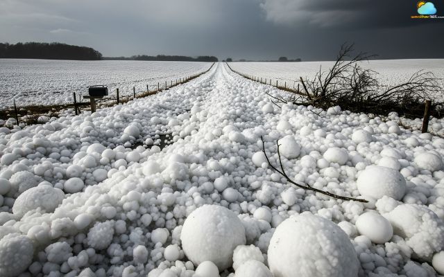The 1959 Seldon storm is one of the most dramatic hail accumulation events