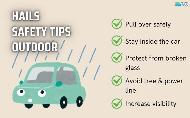  Safety tips for driving in hail​
