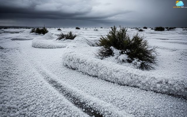  Biggest hail accumulation on the ground